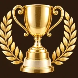 Gold trophy cup — Cashmo